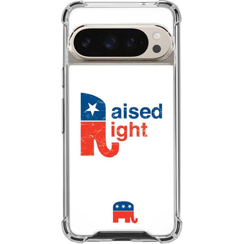 Raised Right Pixel 9/9 Pro Clear Case